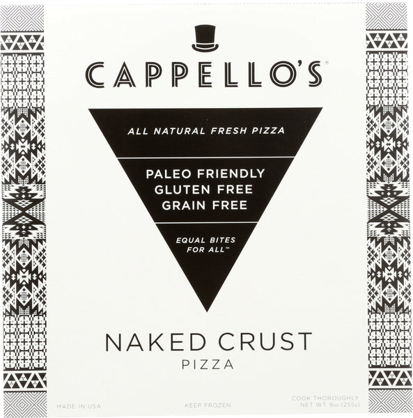 CAPPELLOS: Grain Free Naked Crust Pizza, 9 oz