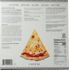 CAPPELLOS: Grain Free Cheese Pizza, 16 oz