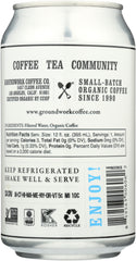 GROUNDWORK COFFEE NITRO: Coffee Nitro Cold Brew Organic, 12 oz