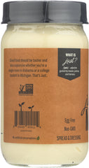 JUST MAYO: Premium Mayonnaise, 16 oz