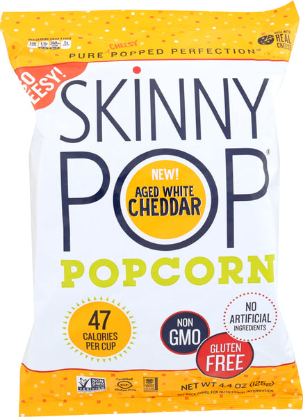 SKINNY POP: POPCORN AGED WHT CHEDDAR (4.400 OZ)