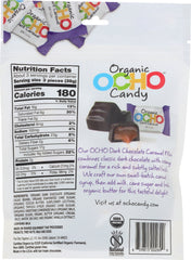 OCHO CANDY: Dark Caramel Minis Dark Chocolate Caramel, 3.50 oz