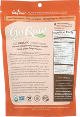 GO RAW:  Organic Sprouted Cookies Ginger Snap, 3 oz
