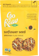 GO RAW: Flax Snax Sprouted Sunflower Organic, 3 oz