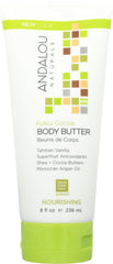 ANDALOU NATURALS: Nourishing Body Butter Kukui Cocoa, 8 Oz