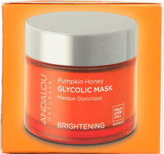 ANDALOU NATURALS: Glycolic Mask Pumpkin Honey Brightening, 1.7 oz