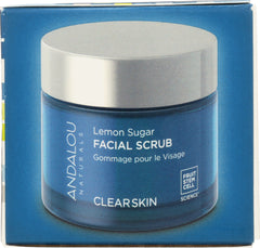 ANDALOU NATURALS: Clarifying Facial Scrub Lemon Sugar, 1.7 oz