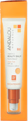 ANDALOU NATURALS: Beauty Balm Sheer Tint with SPF 30 Brightening, 2 Oz