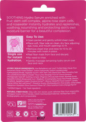 ANDALOU NATURALS: Instant Hydration Hydro Serum Facial Mask 1000 Roses Soothing, 0.6 oz