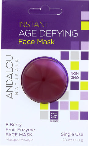 ANDALOU NATURALS: Instant Age Defying Face Mask 8 Berry Fruit Enzyme, 0.28 oz