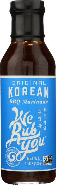 WE RUB YOU: Original Korean BBQ Sauce, 15 oz