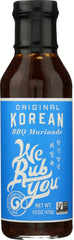 WE RUB YOU: Original Korean BBQ Sauce, 15 oz