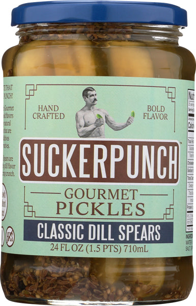 SUCKERPUNCH: Pickle Spear Dill, 24 oz