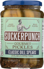 SUCKERPUNCH: Pickle Spear Dill, 24 oz