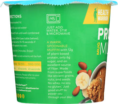 HEALTH WARRIOR: Protein Mug Muffin Banana Nut, 2.01 oz