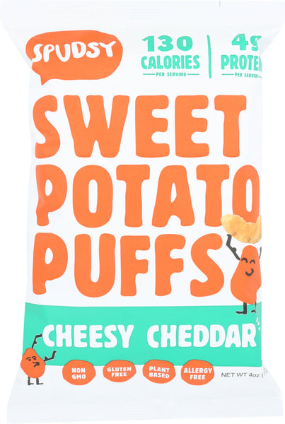 SPUDSY: Puff Sweet Potato Cheddar, 4 oz