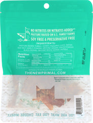 THE NEW PRIMAL: Ginger & Honey Jerky Free-Range Turkey, 2 oz