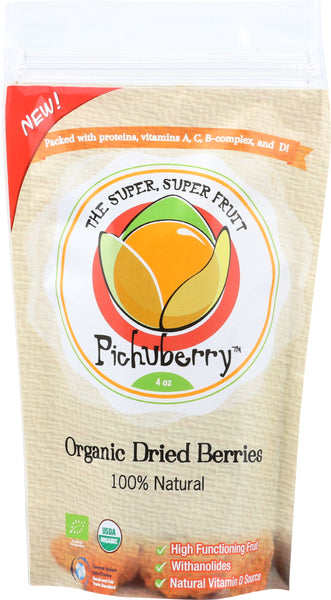 PICHUBERRY: Pichuberry Dried Organic, 4 oz