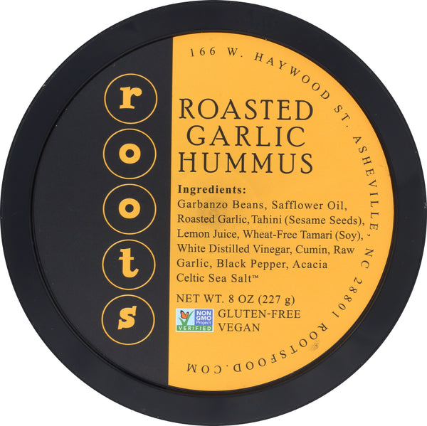 ROOTS HUMMUS: Roasted Garlic Hummus, 8 oz