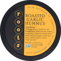 ROOTS HUMMUS: Roasted Garlic Hummus, 8 oz
