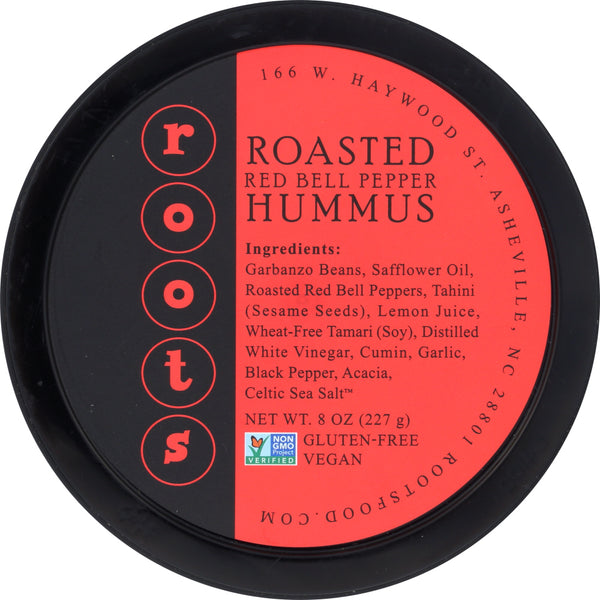 ROOTS HUMMUS: Roasted Red Bell Pepper Hummus, 8 oz