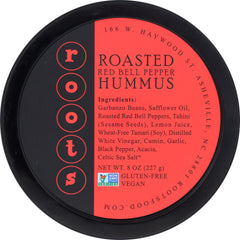 ROOTS HUMMUS: Roasted Red Bell Pepper Hummus, 8 oz