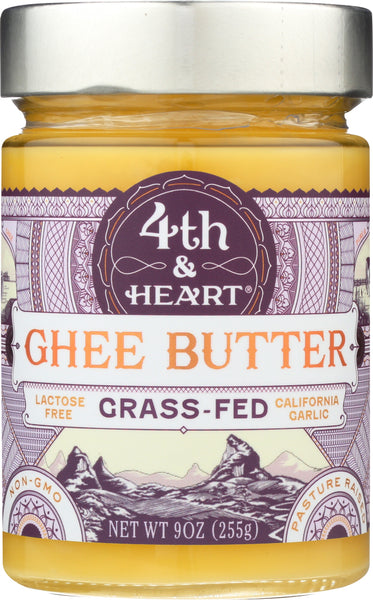 4TH & HEART: Ghee Butter California Garlic, 9 oz