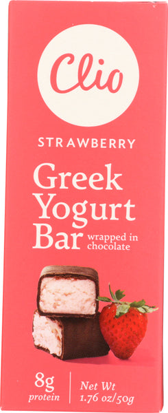 CLIO: Strawberry Greek Yogurt Bar, 1.76 oz