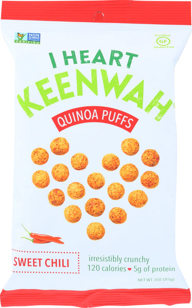 I HEART KEENWAH: Sweet Chili Quinoa Puffs, 3 oz