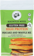 MAGNOLIA MIXES: Gluten Free High Protein Pancake & Waffle Mix, 11.5 oz