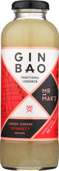 MR MAKS GINBAO: Dynasty Ginger Gin Original, 13.9 oz