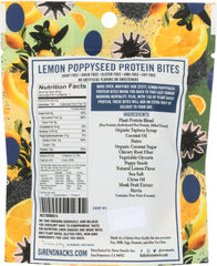 SIREN SNACKS: Bites Protein Lemon Poppyseed, 1.7 oz