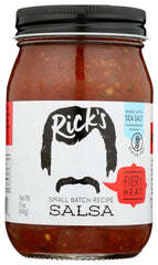 RICKS SALSA: Hot Salsa, 16 oz