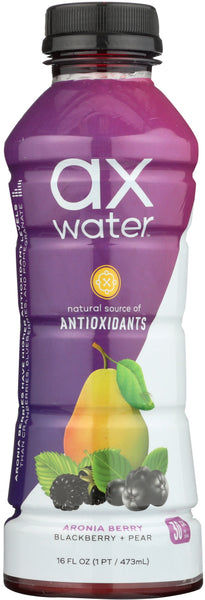 AX WATER: Water Aronia Blackberry Pear, 16 fo