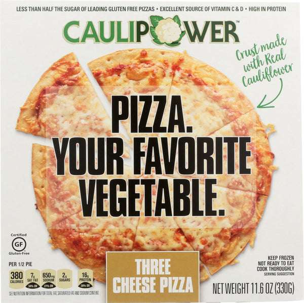 CAULIPOWER: Three Cheese Pizza Crust 11.6 Oz