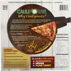 CAULIPOWER: Three Cheese Pizza Crust 11.6 Oz