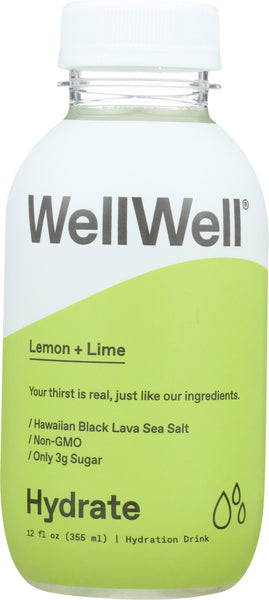 WELLWELL: Hydrate Lemon and Lime Juice, 12 oz