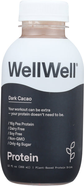 WELLWELL: Protein Dark Cacao Juice, 12 oz