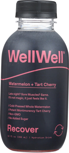 WELLWELL: Recover Watermelon and Cherry Juice, 12 oz