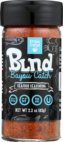 KITCHEN CRAFTED: Bayou Catch Blnd Seafood Seasoning, 2.2 oz