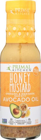 PRIMAL KITCHEN: Dressing Honey Mustard Vinaigrette, 8 oz