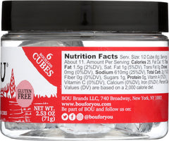 BOU BRANDS: Bouillon Cubes Beef Flavored, 2.53 oz