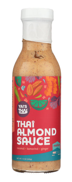 YAIS THAI: Sauce Almond Thai, 12 oz