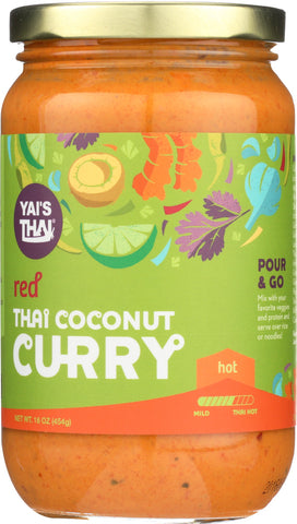 YAIS THAI: Thai Coconut Curry Red, 16 oz