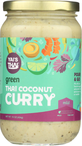 YAIS THAI: Thai Coconut Curry Green, 16 oz