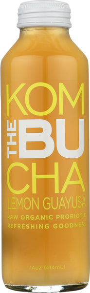 THE BU KOMBUCHA: Tea Kombucha Lemon Ginseng, 14 oz