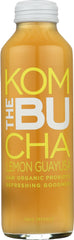 THE BU KOMBUCHA: Tea Kombucha Lemon Ginseng, 14 oz