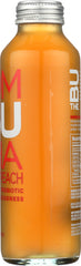 THE BU KOMBUCHA: Organic Ginger Peach Tea Kombucha, 14 oz