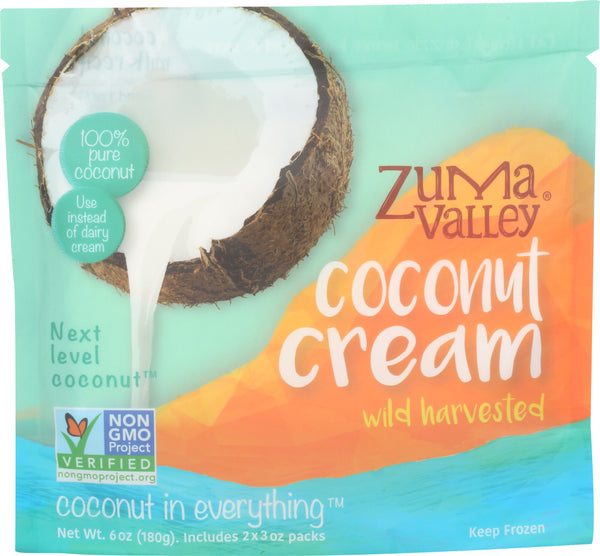 ZUMA VALLEY: Coconut Cream Cold-Pressed, 6 oz