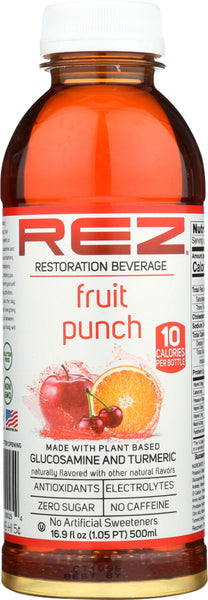 REZ: Fruit Punch Beverage, 16.9 fl oz